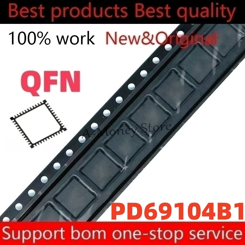 (2pcs)PD69104B1 PD69104BI PD69104B1FILQ QFN-48