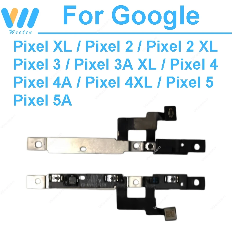 Volume Up / Down Control Side Key Flex Cable For Google Pixel XL 2 2XL 3 3XL 3A 4 4XL 4A XL 5 5A 4G 5G Repair Parts
