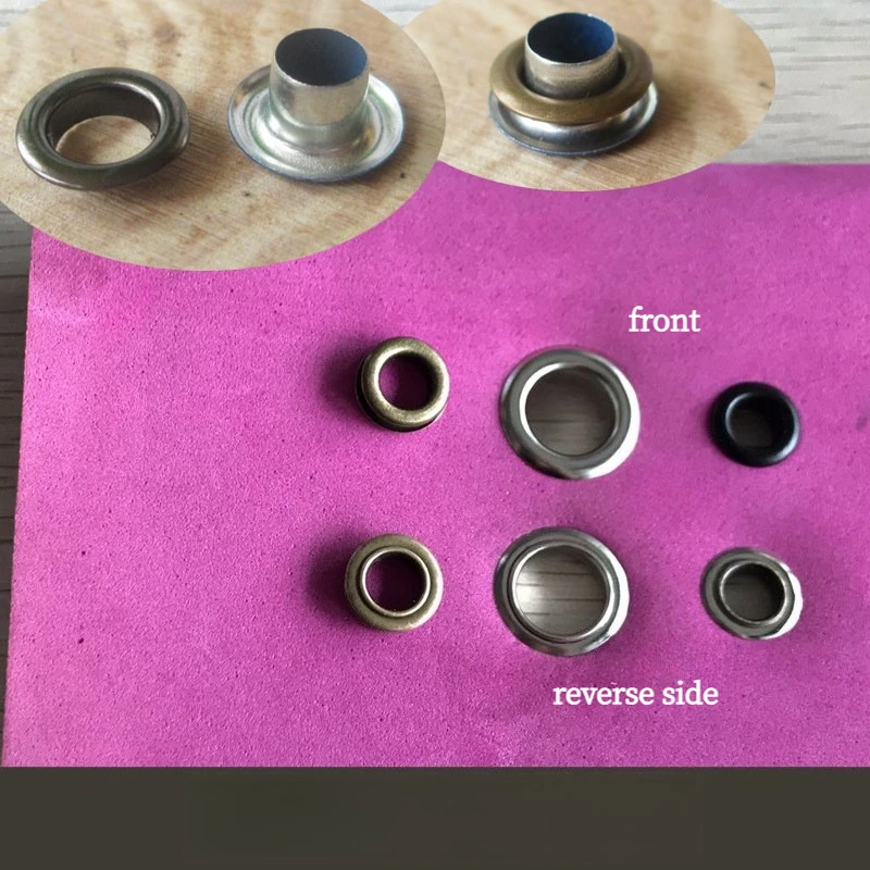 New Eyelets Button Inside Diameter 4-10 mm Metal Shoe Eye Buckle Leather Rivets File Bag Rack Hollow Nail Button