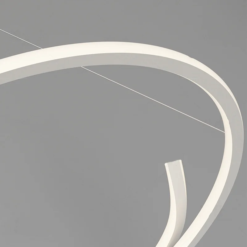 Modern Circular Design Minimalist Pendant Lamp LED Living Room Bedroom Restaurant Bar Chandelier Home Decoration Indoor Lighting