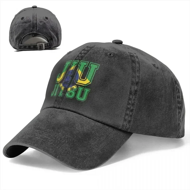 Brazilian Brazi Flag BJJ Baseball Cap Men Cowboy Hats Women Visor Protection Snapback Jiu Jitsu Caps