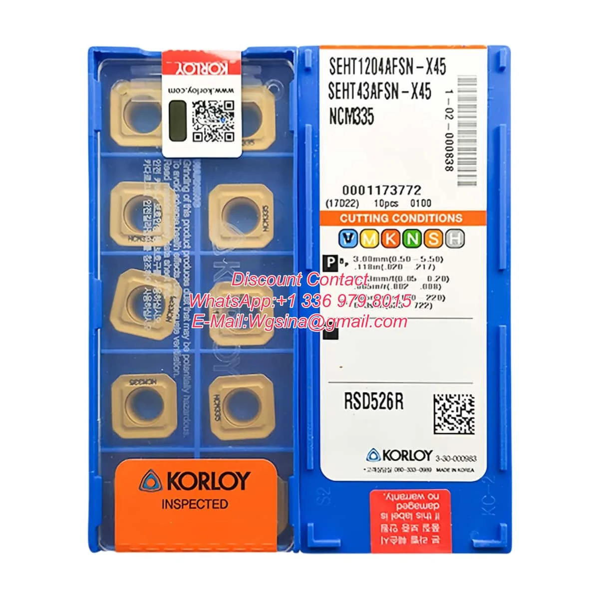 

10 шт. оригинальные SEHT SEHT 1204 AFFN AFSN-X83 X45 H01 NCM325 PC230 PC6510 фрезерная пластина