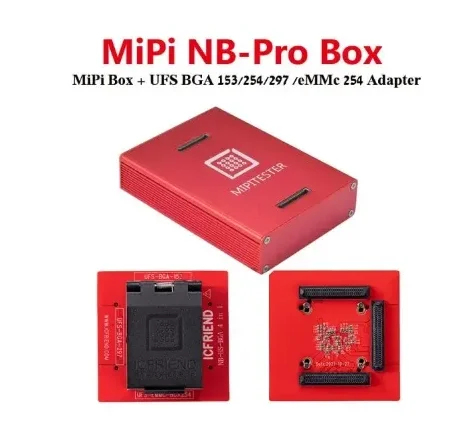 CFRIEND MIPITESTER   MiPi NB Pro Box with  UFS 153  UFS 297 UFS 254 eMMC 254 Socket