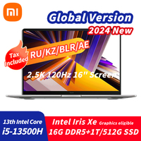 Original Xiaomi Redmi Book 16 2024 Laptop 13th Intel Core I5-13500H Intel Iris Xe 16GB DDR5+512G/1TB SSD 16inch 120Hz Screen PC