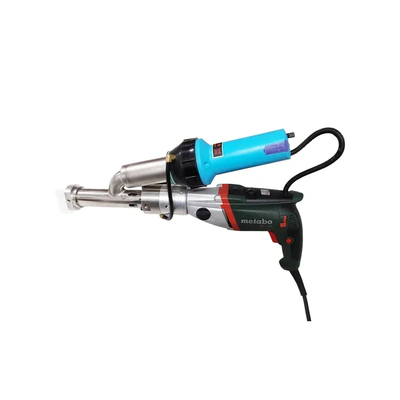 3400W Handheld Plastic Extruder Extrusion Welding Gun For PE/PP/PVC Pipes/Water Tank/Geomembrane 1.8kg/H