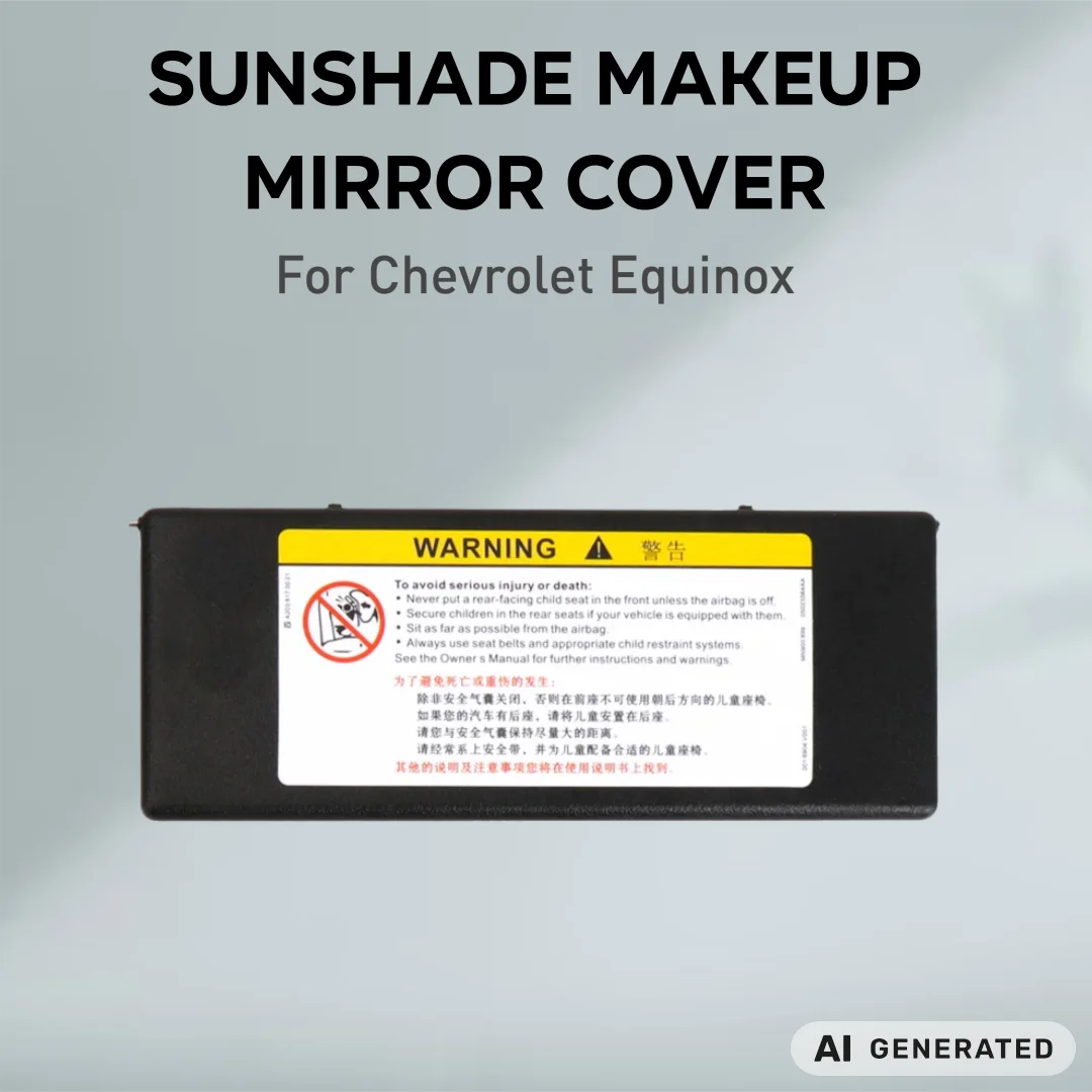 Car Interior Mirror Makeup Mirror Auto Sun Shade Visor Mirror Cover For Chevrolet Equinox 2010-2017