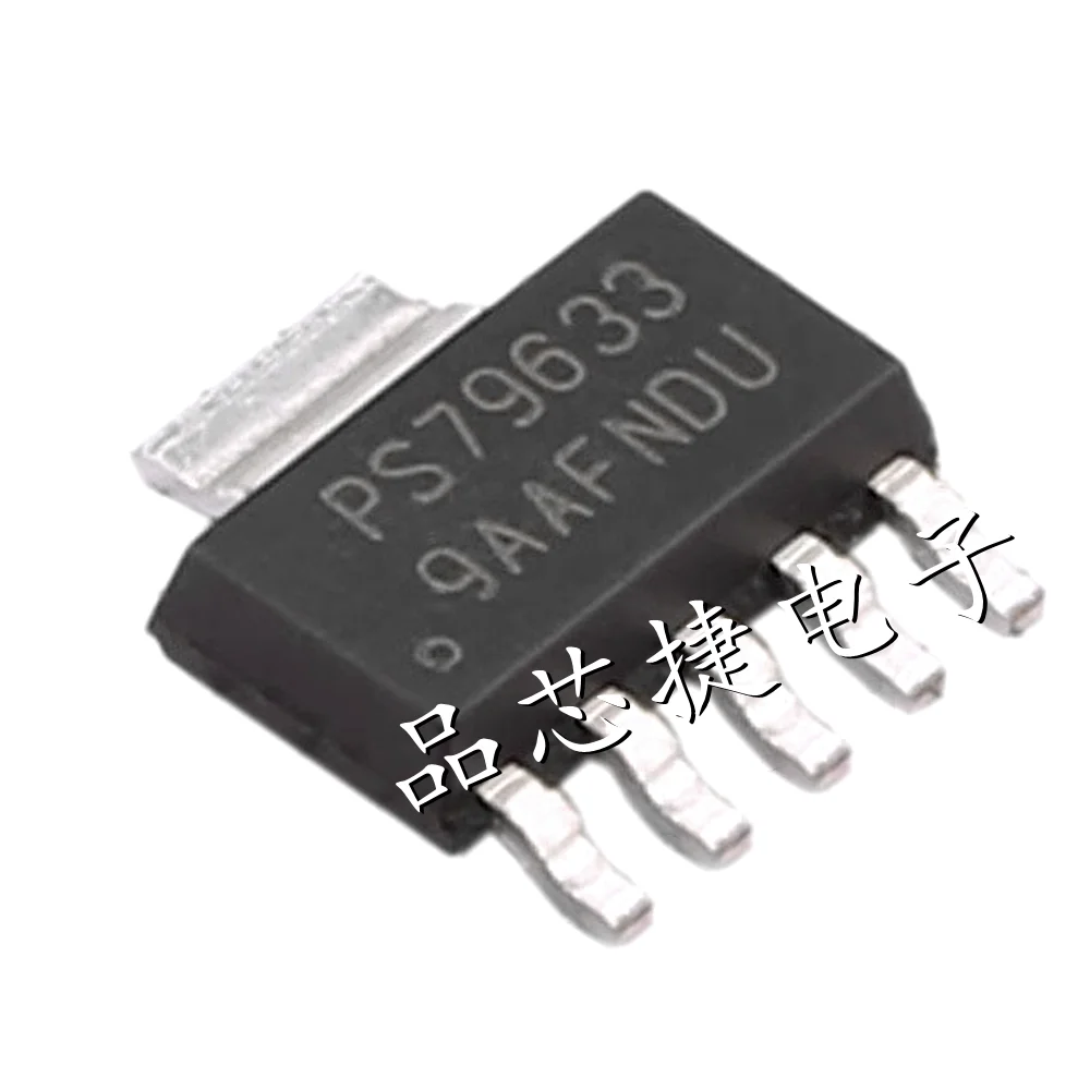 

5pcs/Lot TPS79633DCQR Marking PS79633 SOT-223-6 500mA, Low-Dropout Voltage Regulator With Enable