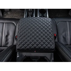 Mittelkonsolen-Sitzkissen, nicht aus Textilmaterialien, mit Armlehnenabdeckung für Ford F150 2015-2020, F250 F35 2017-2022 – Detail 5