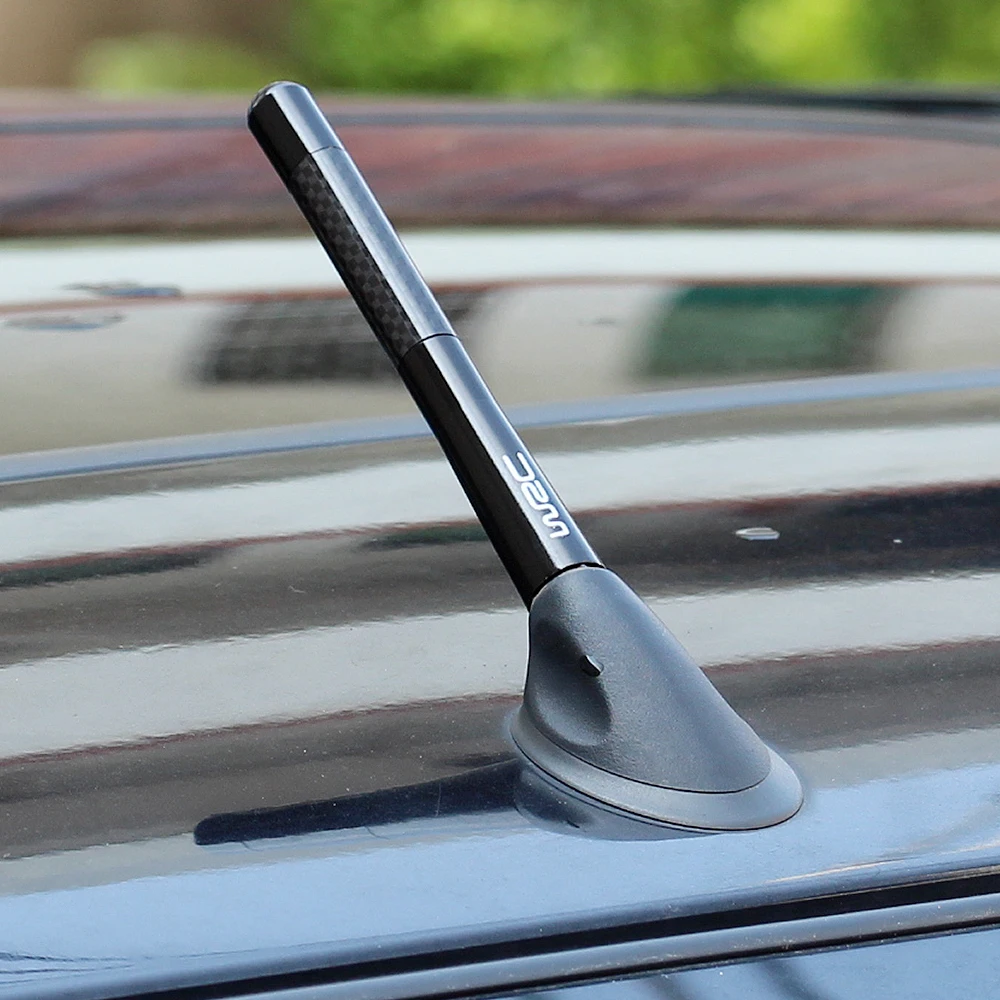 

Car Carbon Fiber Short Stubby Mast Antenna for LADA Granta Vesta Priora Niva Samara Signet Kalina X-Ray Safarl largus