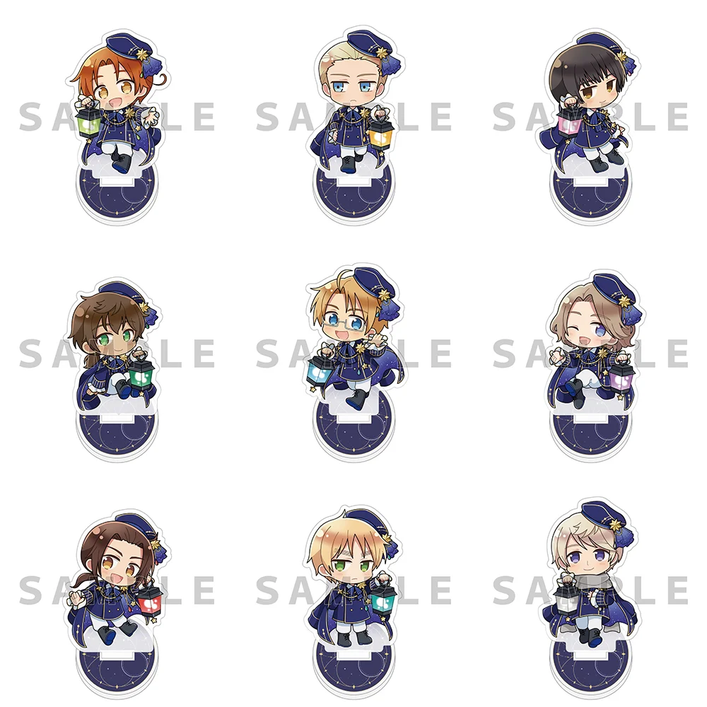 Anime Hetalia World Stars 10cm Acrylic Stand Figure Display Model Plate Desk Display Ornament as gifts