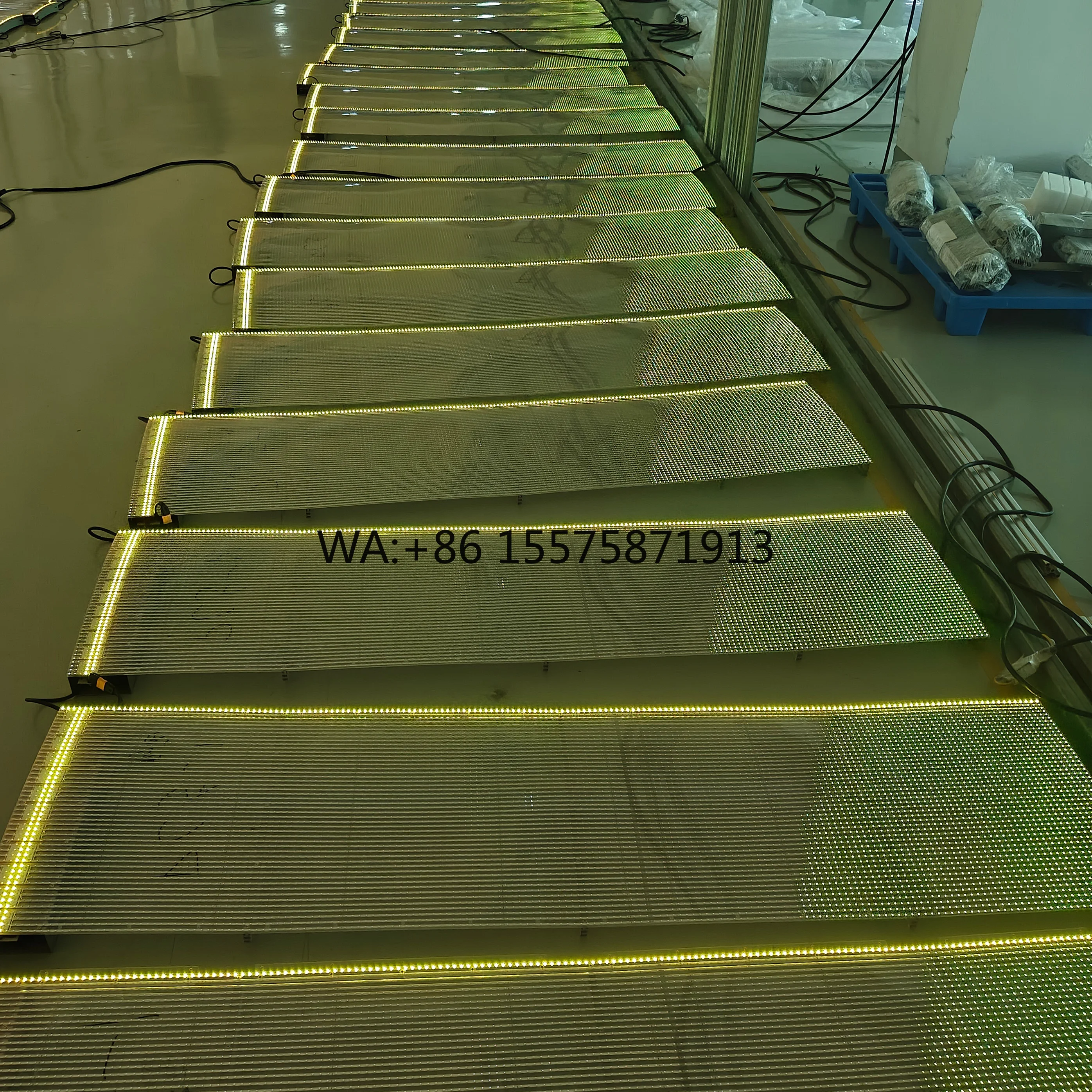 Customizable China Factory Custom High Quality Adhesive Super Thin Transparent Led Screen