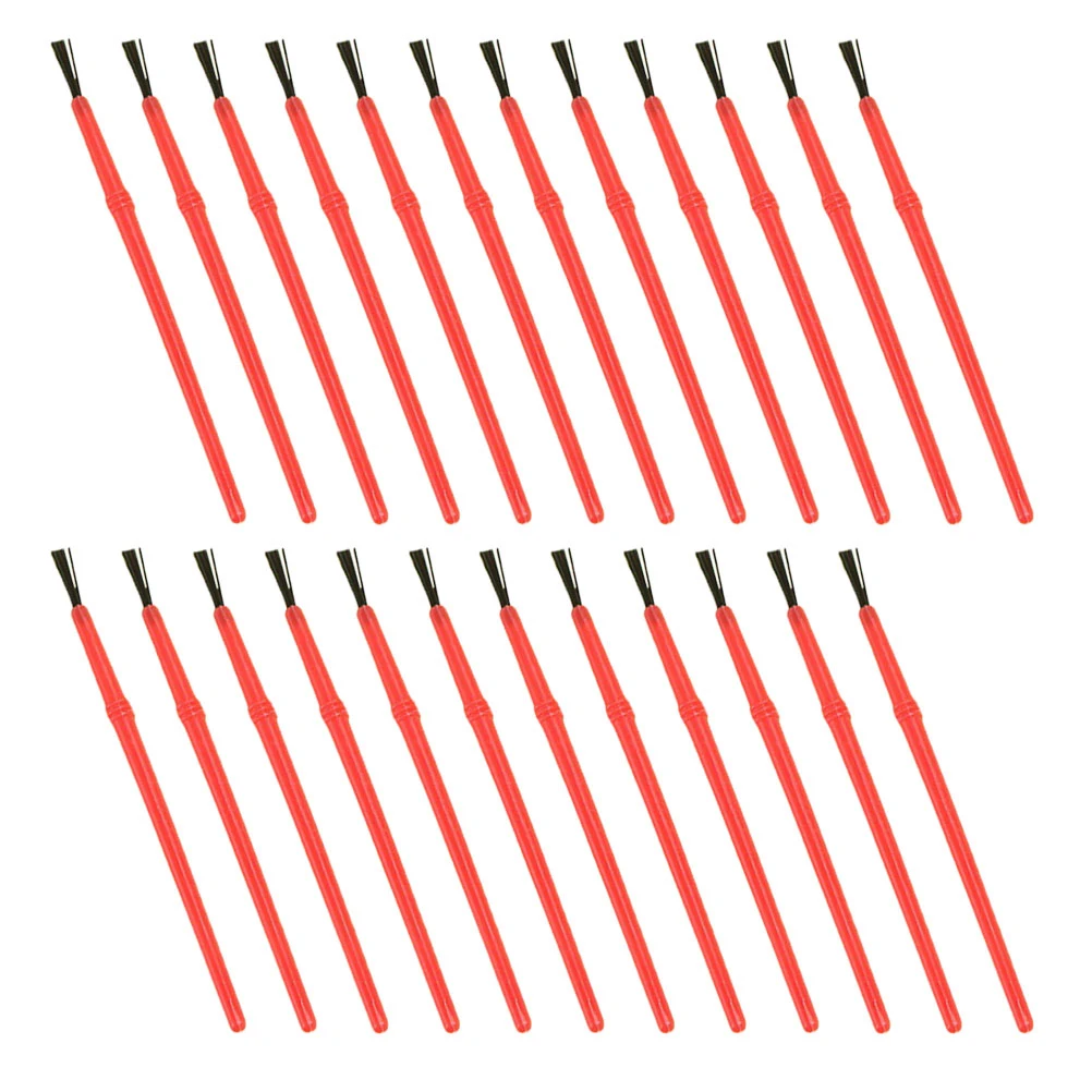 100 قطعة من فرش الطلاء بألوان مائية من الأكريليك، فرش رسم زيتية سهلة التعامل مع طرف رفيع للمشروعات الفنية للاستخدام المدرسي #2