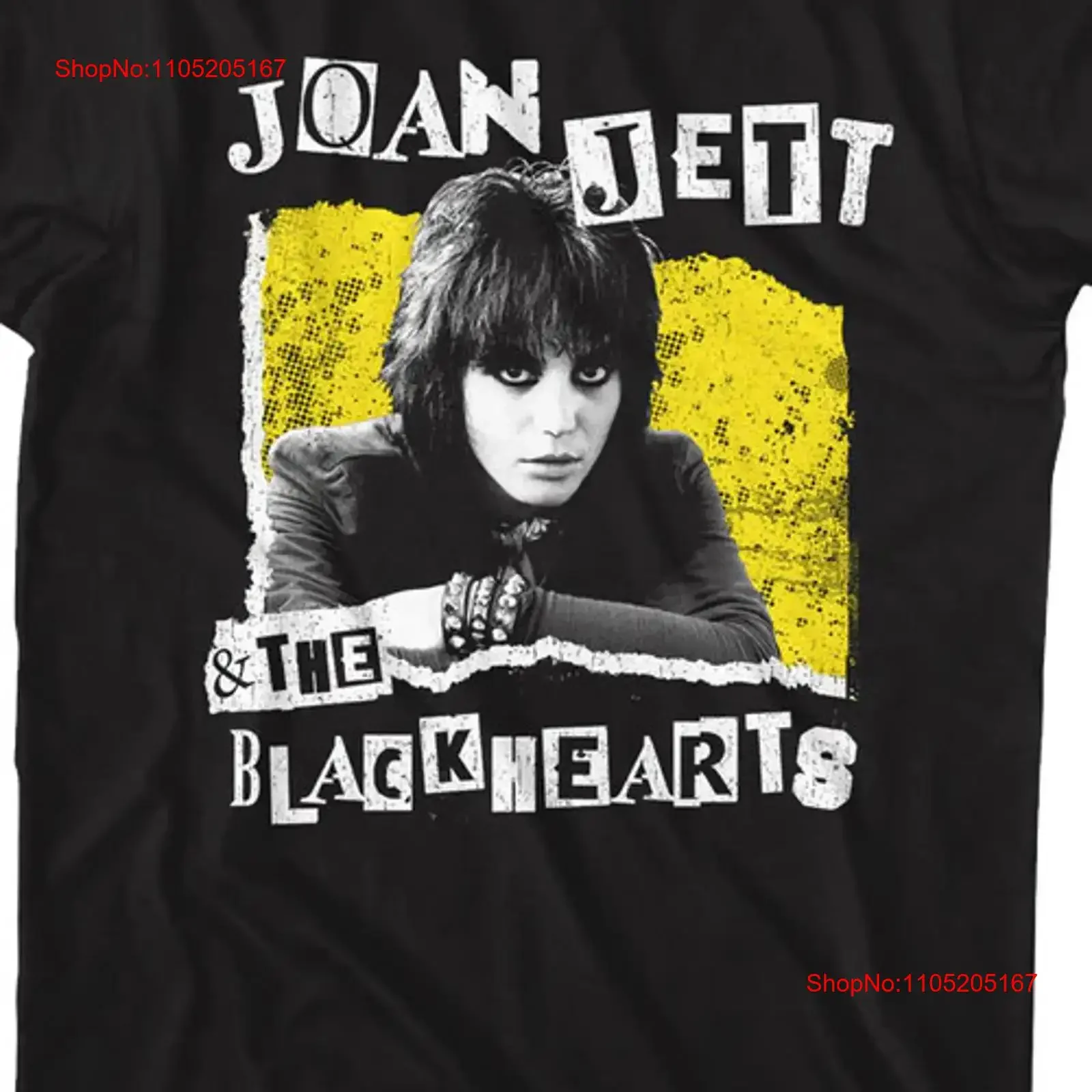 New Rare Joan Jett The Blackhearts unisex Short Sleebe Black shirt vintage Washed Unisex streetwear Comfortable Casual