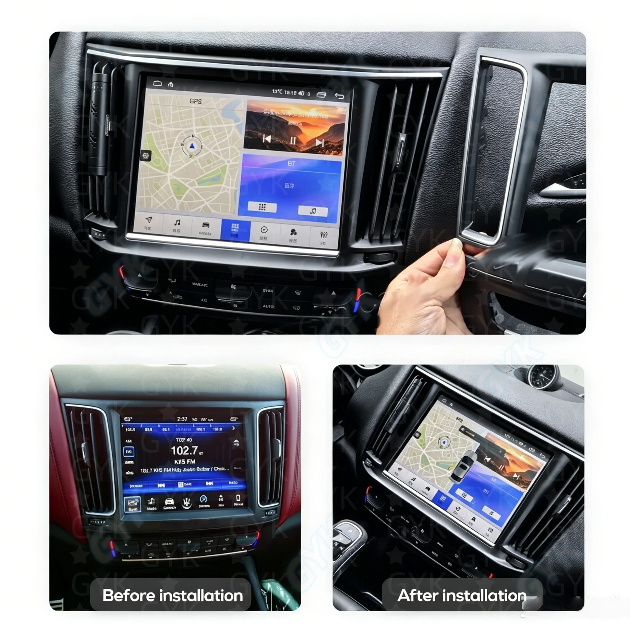 Multimedia Player Stereo Receiver For Toyota Camry 2024-2026 Android 14 Octa Core Radio Navigation Touch Screen Car GPS Navi Rad