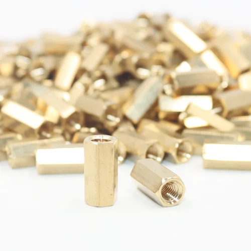 Imagen 2 del producto Separadores de placa base de M5, Kit de tornillos y tuercas para circuito PCB electrónico, montaje de Pilar hexagonal macho y hembra, espaciador de latón, M2, M2.5, M3, M4