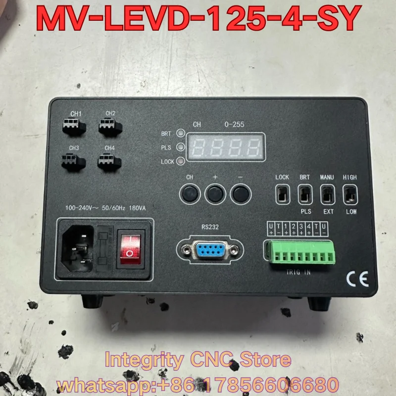 Second-hand MV-LEVD-125-4-SY industrial light source controller function test is normal