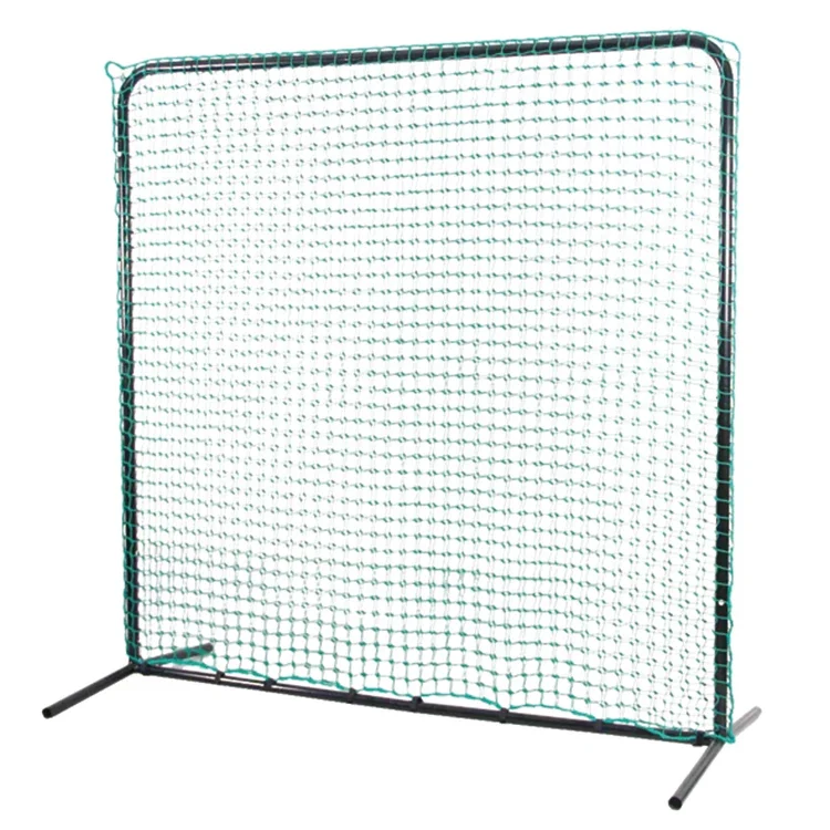Factory Customized 7x7ft Softball Protective Screen Pitching Net Baseball Practice Gear