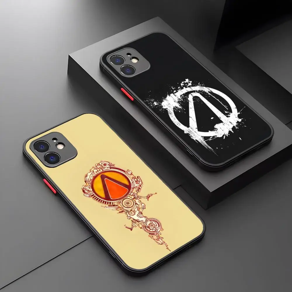 Capa de Celular COOL Borderlands C-Claptrap para iPhone 17 16 15 14 13 12 Pro Max Xr Air Plus, Capa Rígida Preta com Toque de Pele