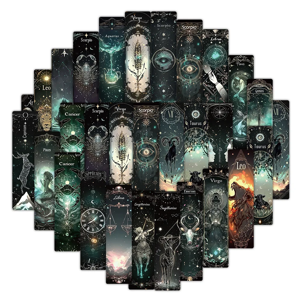 24 قطعة الإبداعية اثني عشر كوكبة الحيوان المرجعية صفحة الطالب قراءة كتاب الكتب المدرسية هدية مكتبة مكتب مجلة بطاقة التسمية #3