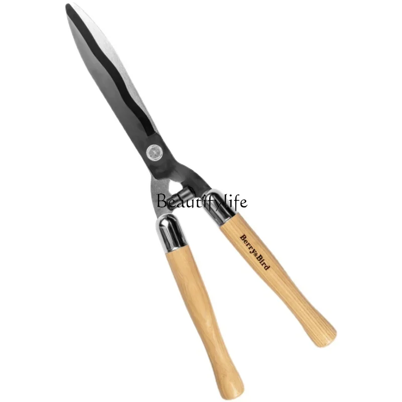 Green Grass Shears Lawn Pruning Coarse Branches Floral Fruit Tree Home Garden Green Belt