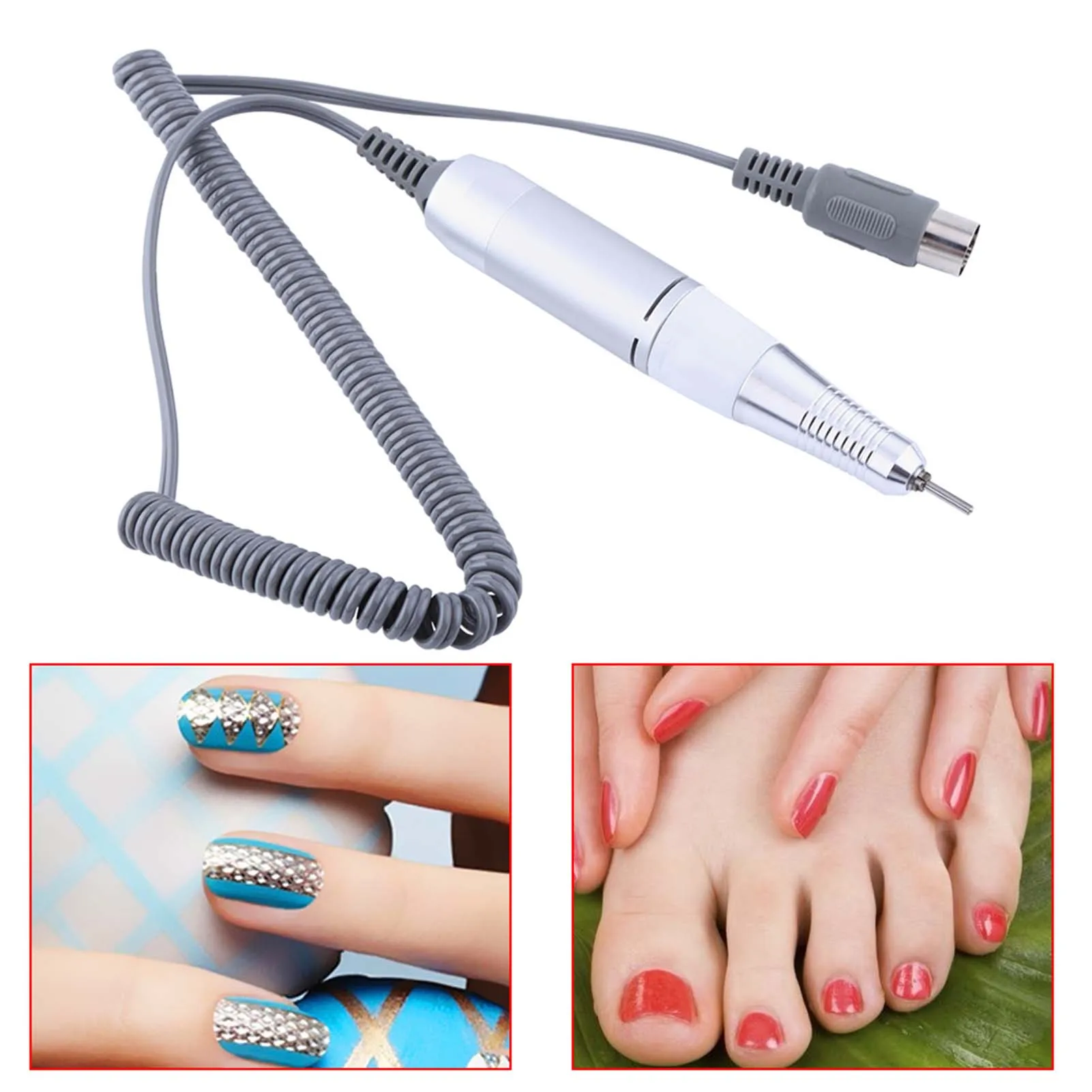 

Professional Electric Manicure Pedicure Drill Replacement Pen Nail Grinder Handpiece Nail Drill Handpiece