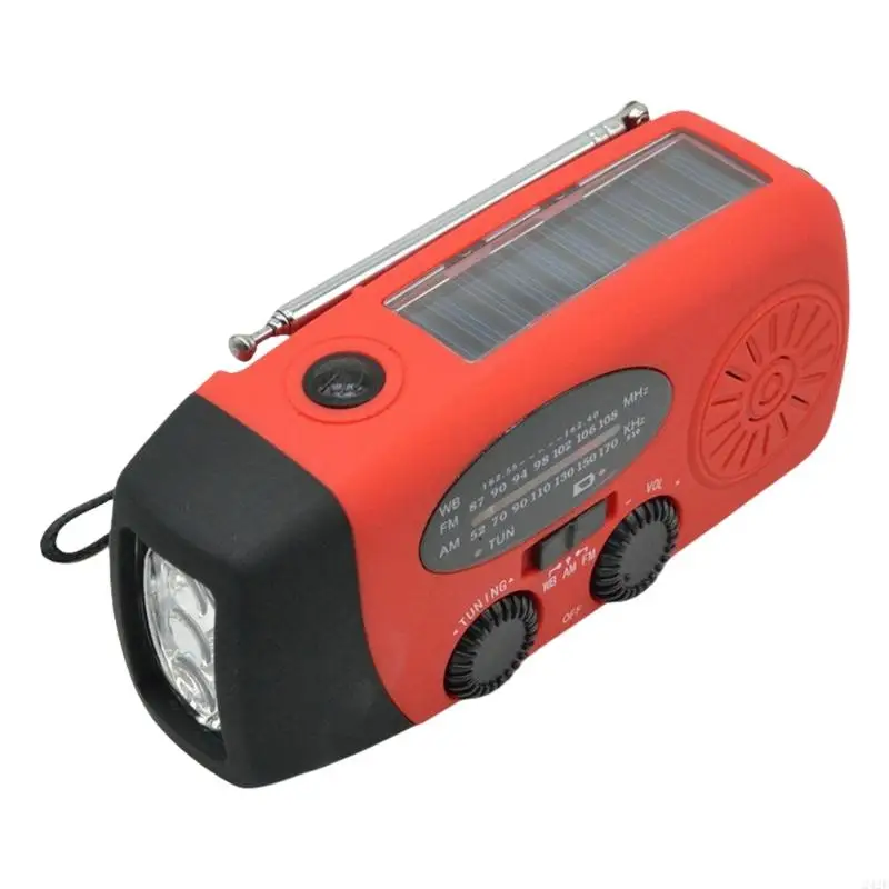 242F Compacts Emergency Radios Reading Lamp Emergency LED Flashlights Power Banks for Outdoor Survival