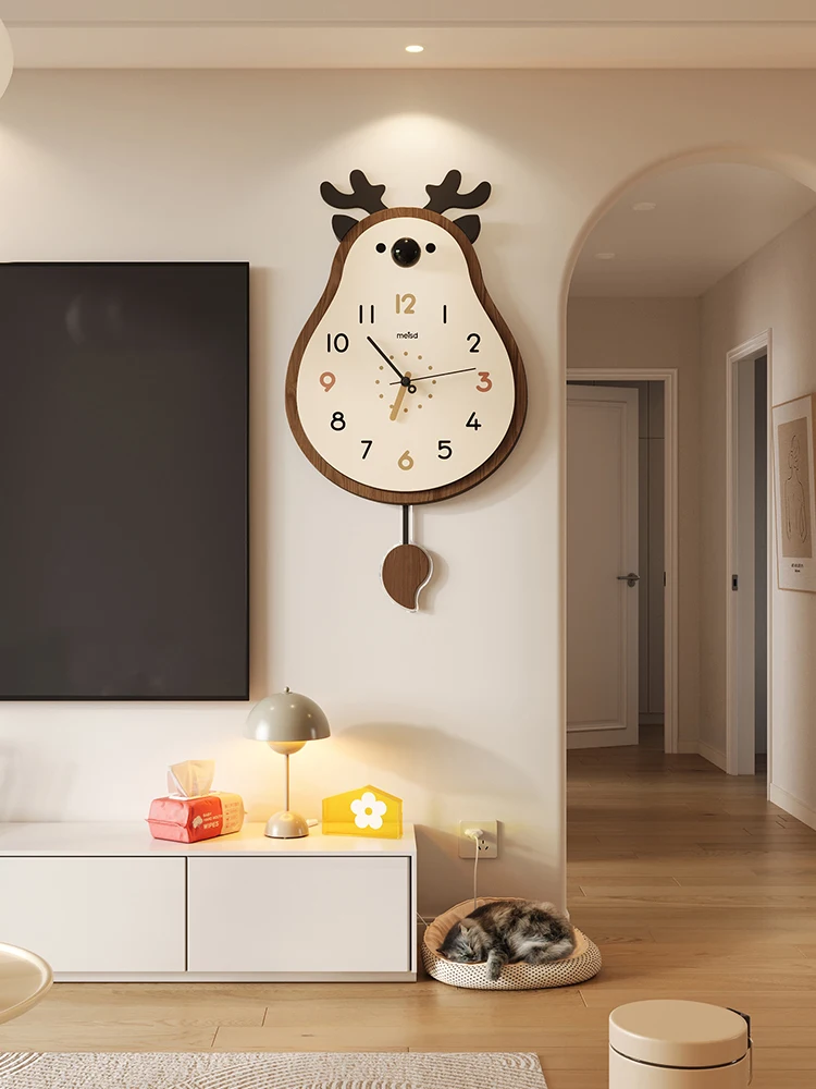 

Clock wall clock living room 2025 new creative hanging simple modern atmosphere