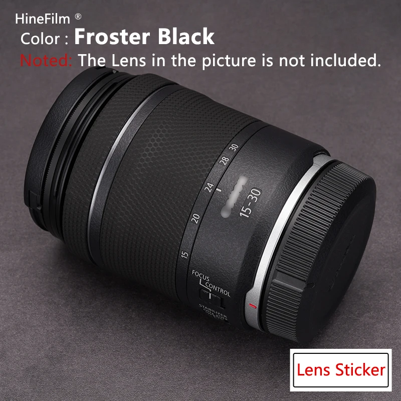 Hinefilm Skin для Canon RF15-30 F4.5-6.3, наклейка на объектив 15 30, оберточная крышка для Canon RF15-30mm F4.5-6.3 IS STM, наклейка на объектив 1530