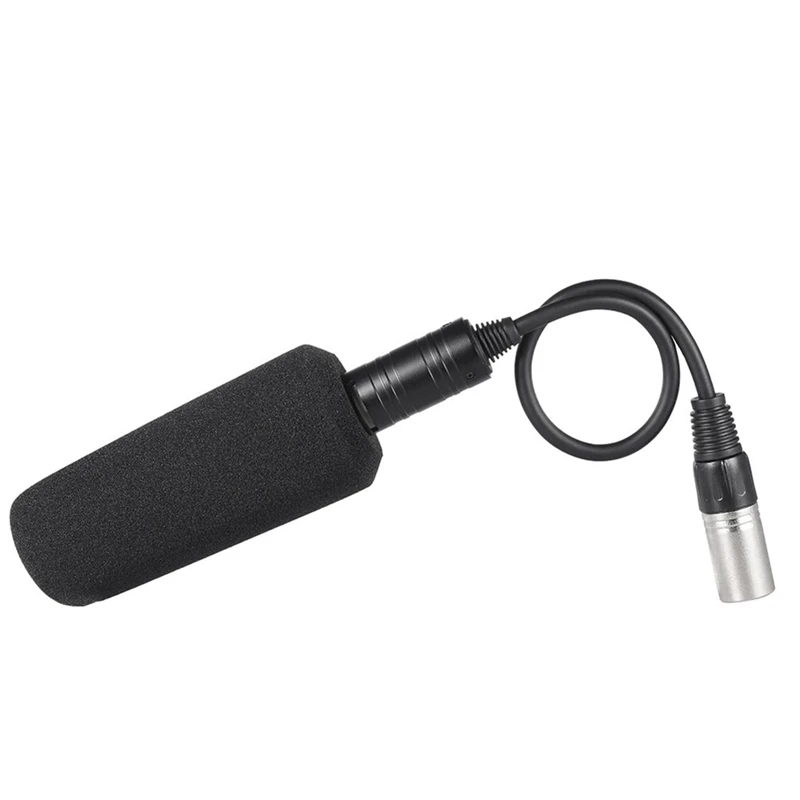 Video Recording Interview Stereo Condenser Unidirectional Microphone Mic for Sony Panosonic Camcorder