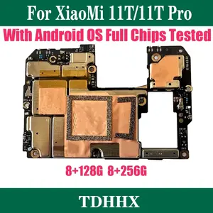 Bilashmart Unlocked Original MotherBoard Xiaomi 11T Pro MainBoard Fully Tested Good Working Logic Board Circuits Plate Mi 11t Pro