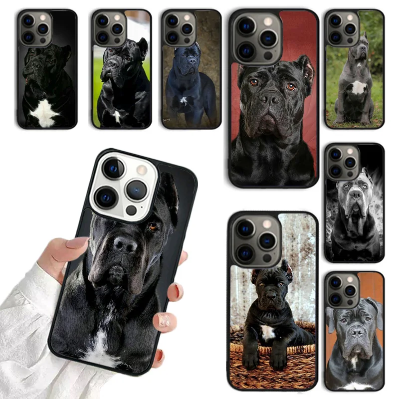 Italian Cane Corso Mastiff Dogs Mobile Phone Cases For iPhone 17 Air 16 15 14 12 13 11 Pro MAX apple Plus Coque