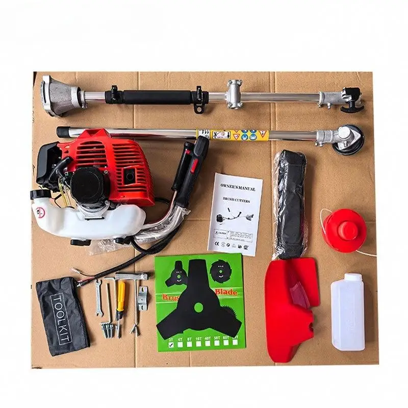 High-Power 2-Stroke 52cc Side-Mount Brush Cutter CG520 Portable Multifunctional Grass Trimmer for Yard Care