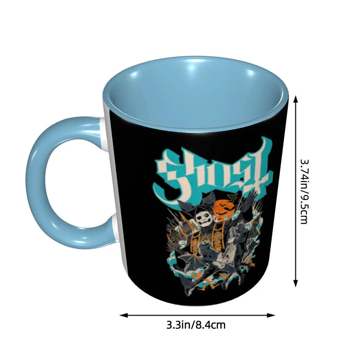 Custom Swedish Rock Band Horror Ghost Mugs DIY Ceramic Milk Tea Coffee Cup