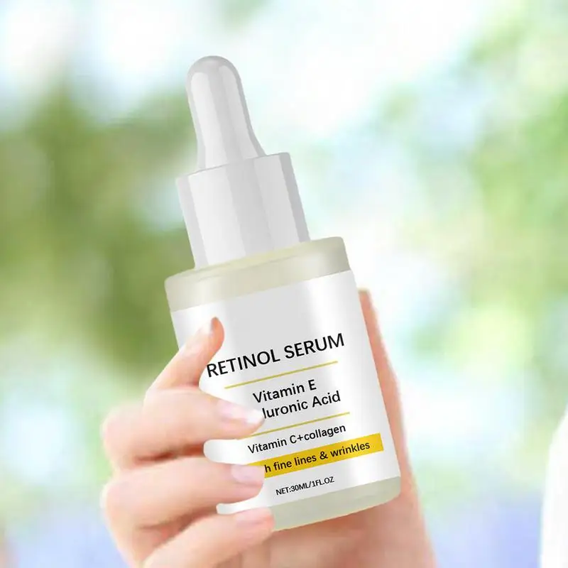 Retinol Gezicht Serum Diep Hydraterende Jongere Vervagen Fijne Lijn Lifting Verstevigende Reparatie Glad Draai Serum Hyaluronzuur Serum