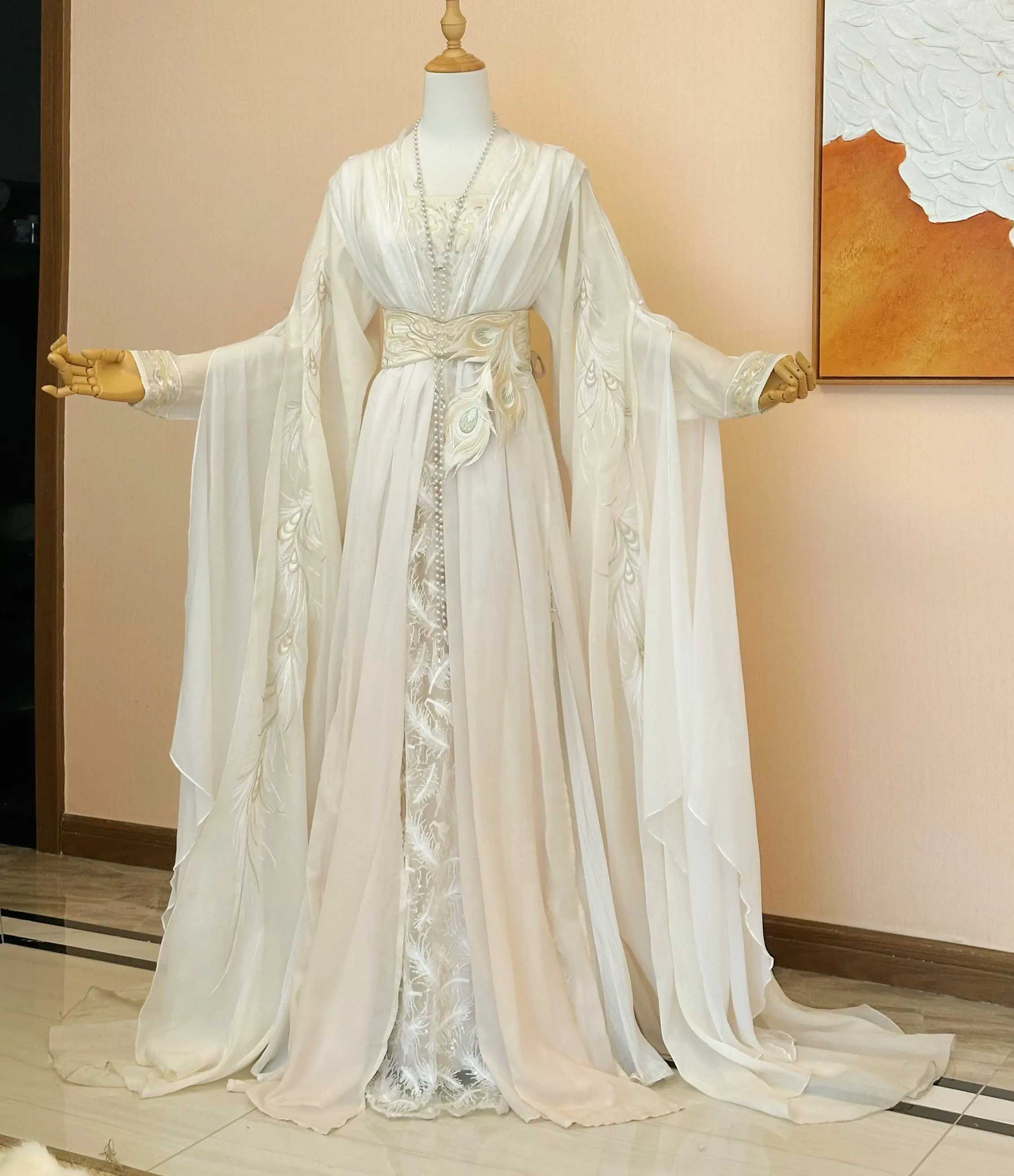 

Chinese Hanfu Dress Women Ancient Traditional Embroidery Red Hanfu Female Halloween&Carnival Cosplay Costume Hanfu Dance Dress