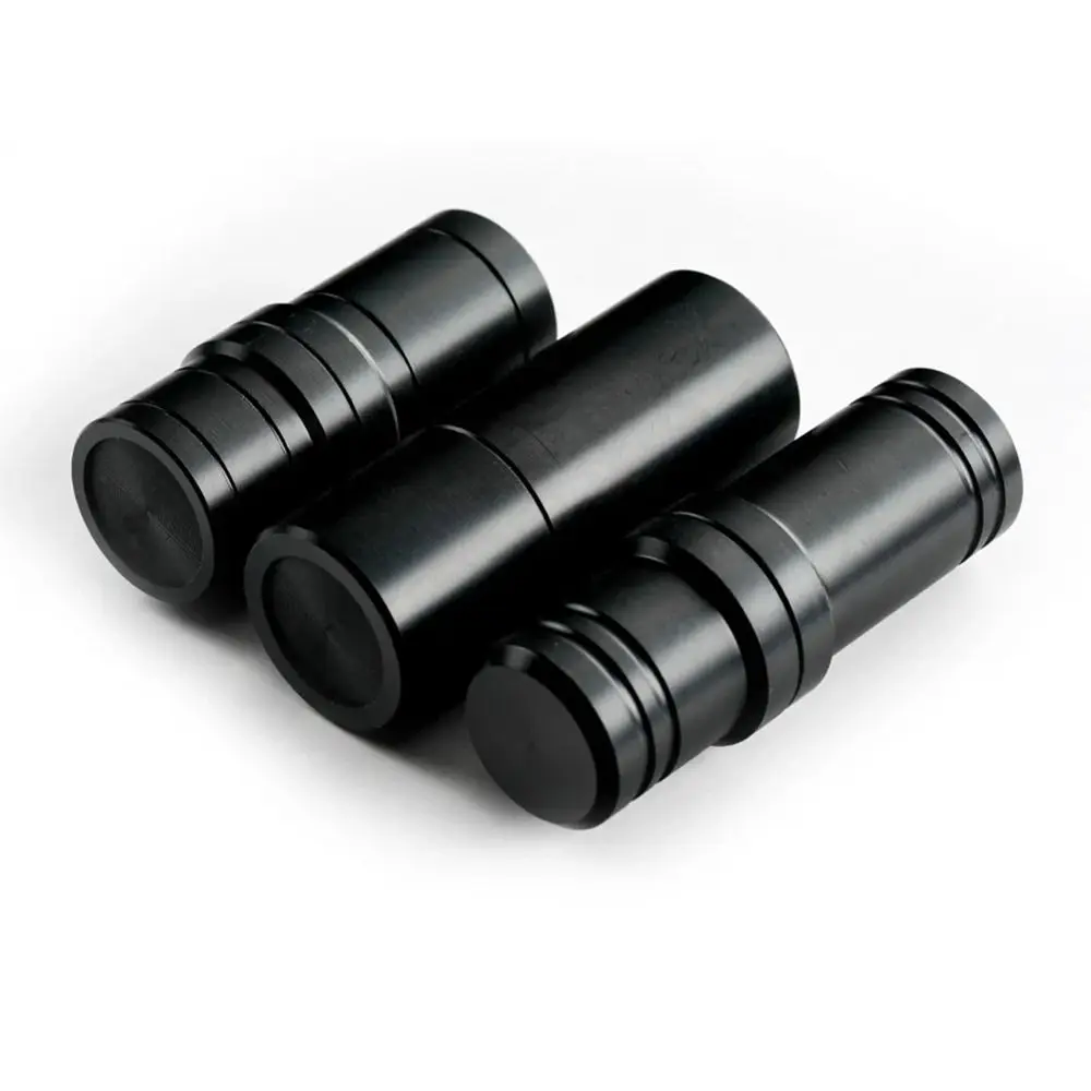 1Set Durable Special Billiard Cue Joint Protector Set Plastic Black Joint Caps Middle Wheel Protection Cover for Uni Loc Wavy