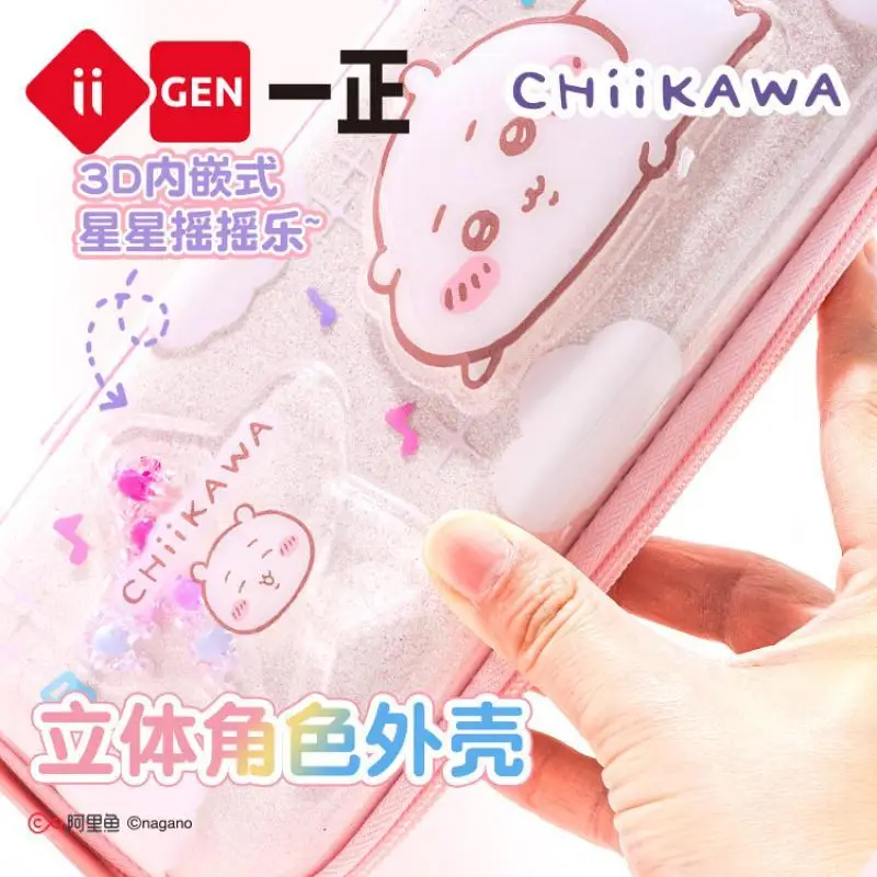Hachiware Pencil Case Ins Stationery Pouch for Students Large Capacityusagi Chiikawa Girl Kawaii Cartoon Cute Bags for Woman