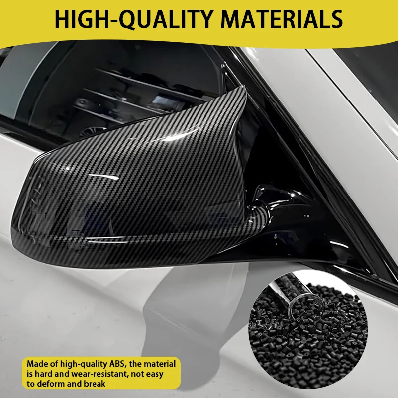 Rhyming Rückspiegelkappe Seitenspiegelabdeckung M Performance Autozubehör Passend für BMW 5er F10 F11 F18 Pre-LCI 2010-2013 – Detail 9