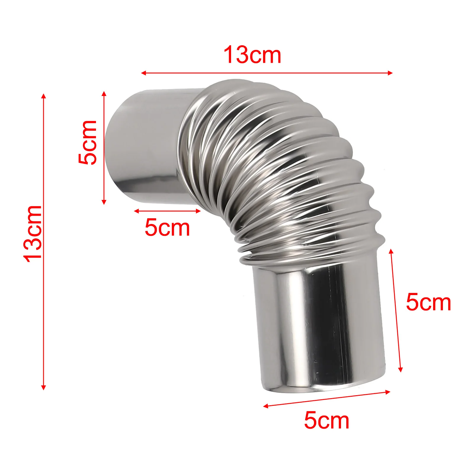 for exhaust Pipe Elbow Pipe Stove Home Renovation Fireplace Bend Stove Pipe 1 Pcs 50mm Elbow Flue Chimney Nice