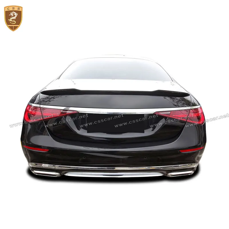 

carbon fiber rear wing spoiler For Mercedes Benz S class W233 retrofit X style good installation racing car rear tail wings