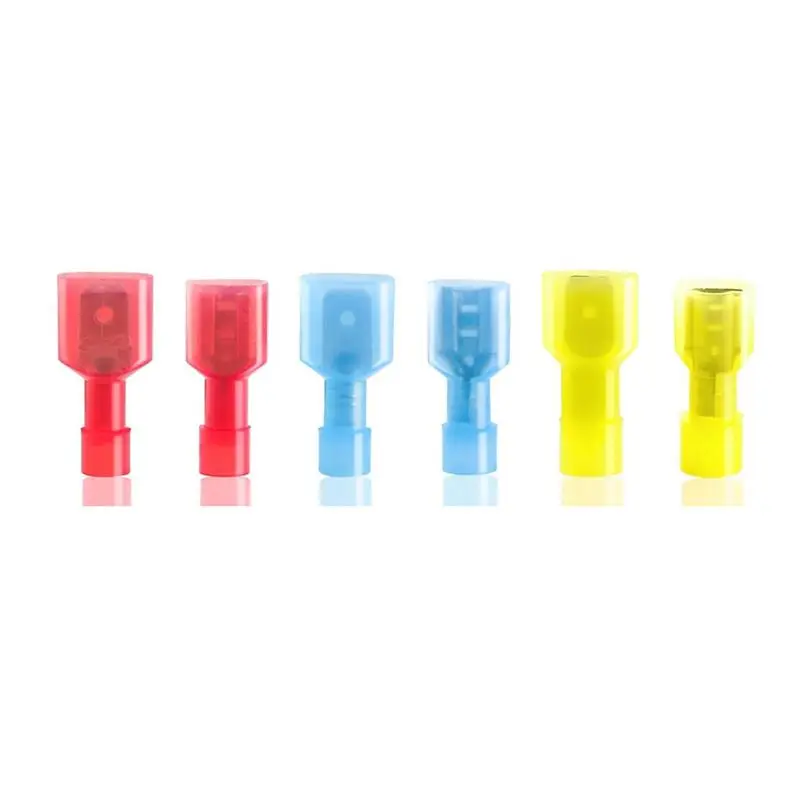 PZHI-280PCS Spade Connector Kit, 22-10AWG Quick Disconnect Wire Connectors, Nylon Insulated Spade Terminal Connectors Durable
