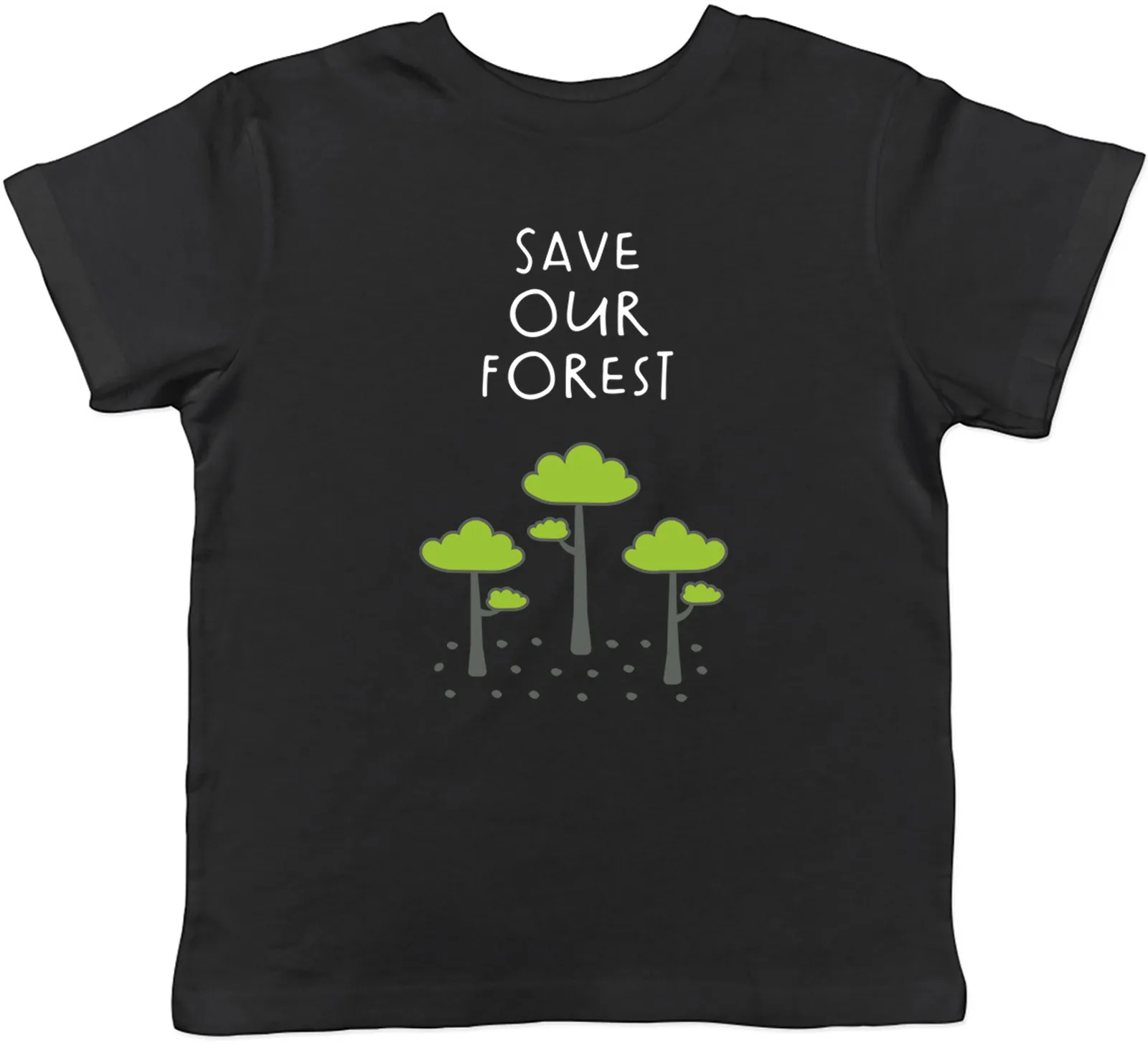 Детская футболка Save Our Forest Deforestation Sustainability, подарок для мальчиков и девочек