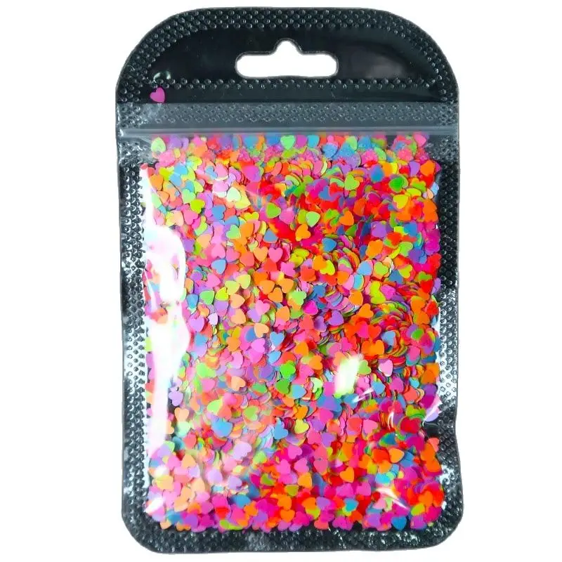 4 Shape 1 Chunky Confetti Glitter | Glitter Tumblers | Nail Art Glitter | Chunky Glitter | Heat Resistant Glitter | Neon Glitter