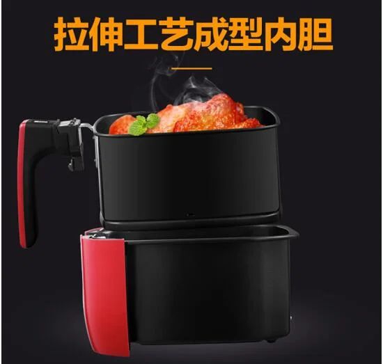 Royalstar RS-AF68 2.9L colorful classic black red air cook fryer multipurpose pan cake household machine airfryer 2.9L 220-240vv