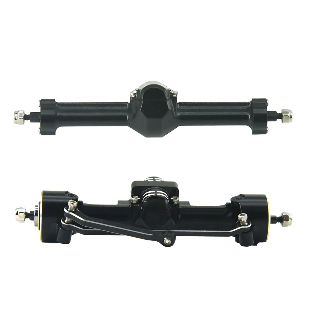 

SCX30 Aluminum Front and Rear Axle +4mm Width With Brass kunckles with bearing For Axial SCX30 1/30 Upgrade parts