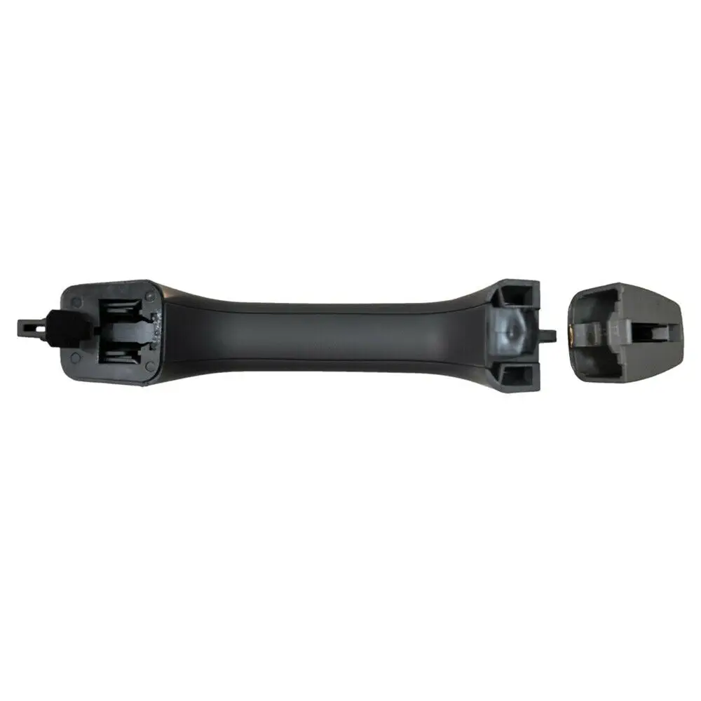 2X Black Door Handle Exterior Outside Front & Rear for 06-10 Hummer H3 09-10 H3T 25957911+25957909