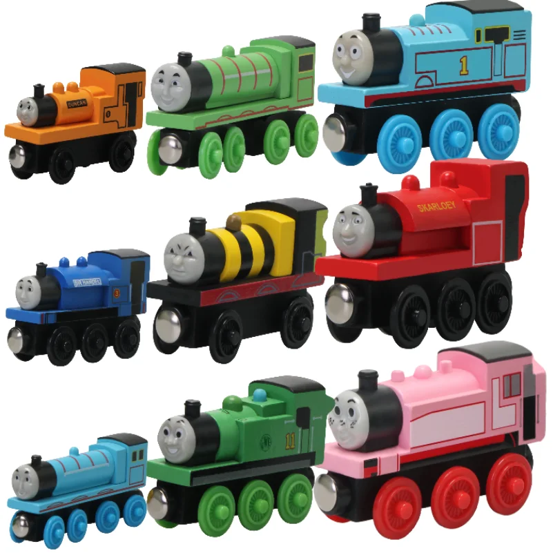 Thomas And Friends Wooden Trains Mini Train Model Donald James Rosie Magnetic Railways Train Toys Kids Birthday Gifts For Boys