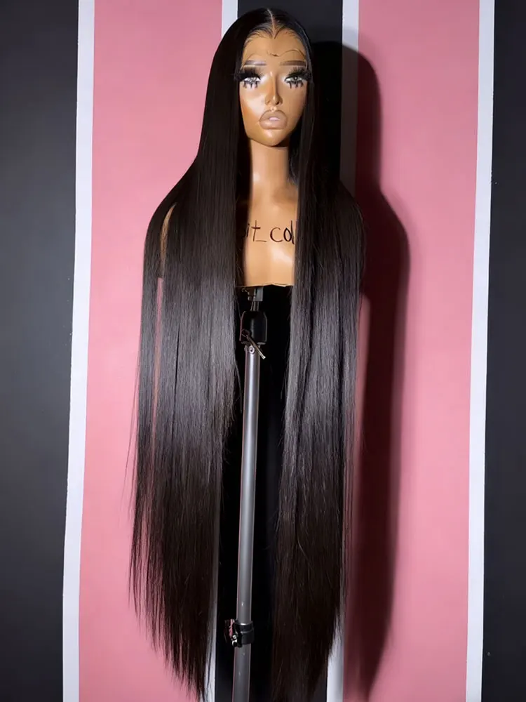 40インチ 360フルレースフロントウィッグ HDレースウィッグ 13x6 13x4 人毛ボーンストレートレースフロント人毛ウィッグ 女性用