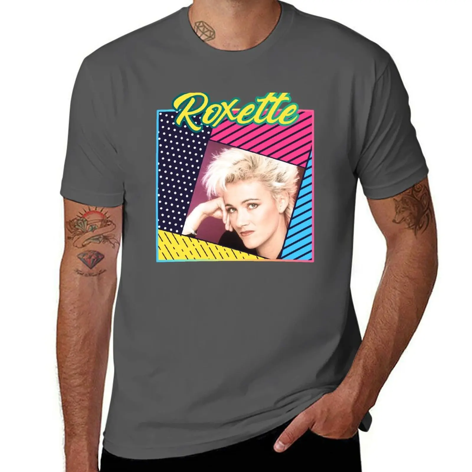 

Marie - 80s cover T-Shirt summer tops vintage clothes clothes t shirts for men cotton