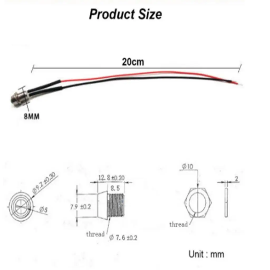 10 ชิ้น/ล็อต LED ไฟแสดงสถานะโคมไฟ Dash ทิศทางรถบรรทุกเรือ
